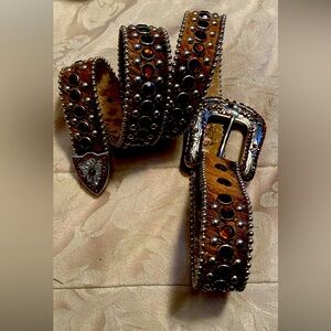 BB Simon Amber colored Belt